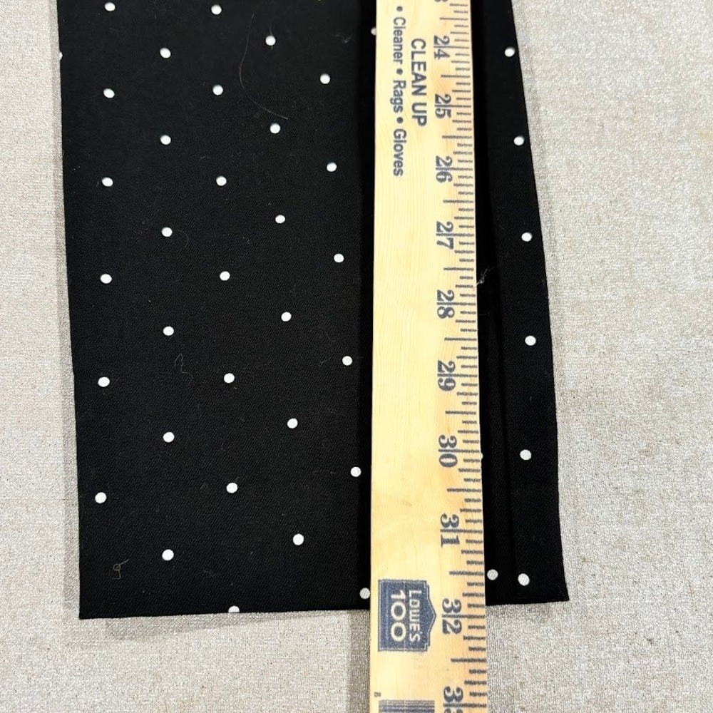 Gap Signature Skinny Ankle Pants Womens 10 Tall Black Polka Dot Stretch Classic - Picture 7 of 8